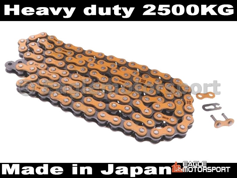 Ketting (heavy duty Oranje) EGL Madmax 250 offroad